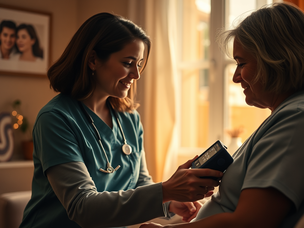 Monitoring Vital Signs and Health Progress in Home Health Care